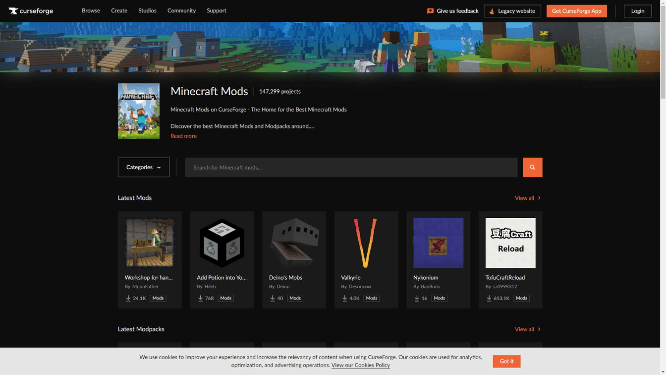 【マイクラ】ForgeModの歩き方その2～curseforgeから面白そうなModを探す 後編 curseforgeで、面白そうなModを ...